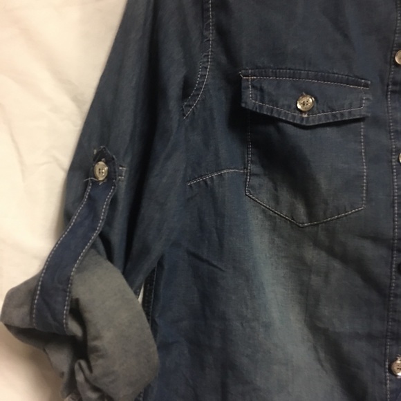 Nella Fantasia denim button down shirt - Picture 7 of 8